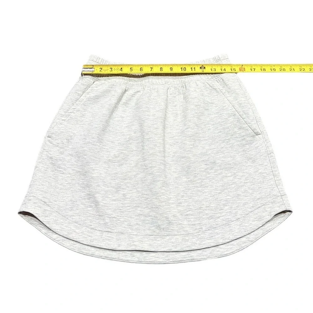 Abercrombie & Fitch YPB neoKNIT Mini Skirt Heather Gray Active Skirt L NWT